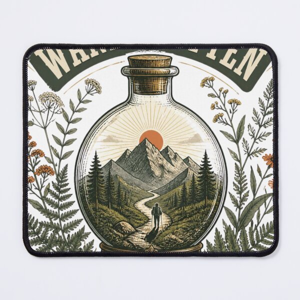 Item preview, Wander Often Mountain Adventure Vintage Art designed and sold by GenZStickerHub1.