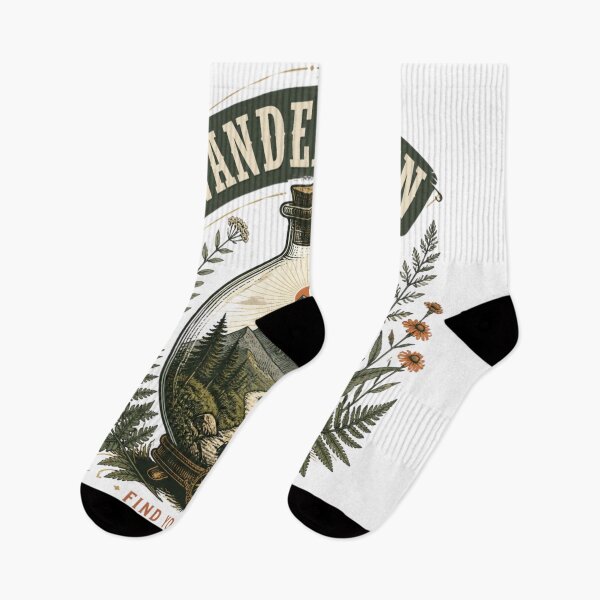 Item preview, Wander Often Mountain Adventure Vintage Art designed and sold by GenZStickerHub1.
