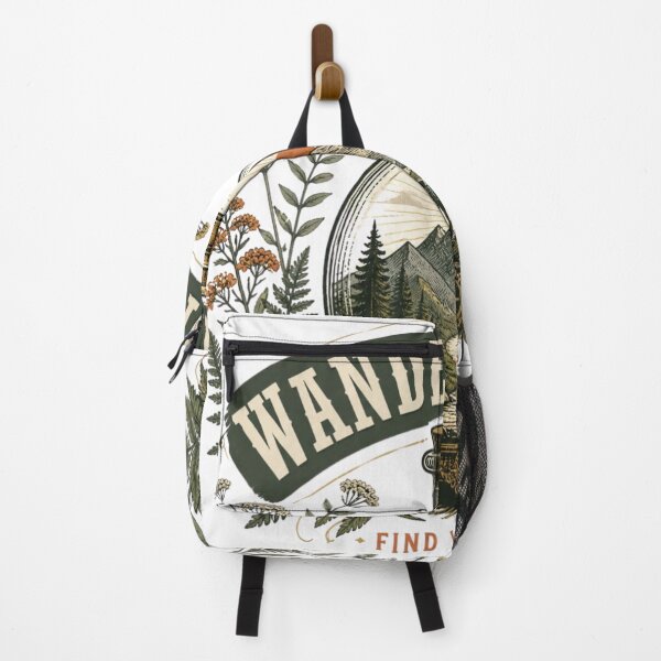 Item preview, Wander Often Mountain Adventure Vintage Art designed and sold by GenZStickerHub1.