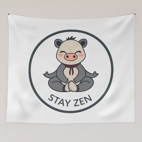 Item preview, Zen Tapir Meditating Yoga Design designed and sold by Arc2020.