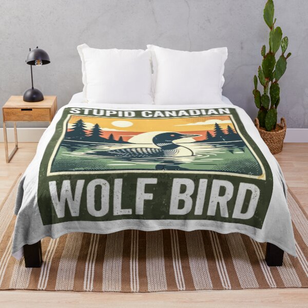 Item preview, Stupid Canadian Wolf Bird designed and sold by Angry Swan Designs.