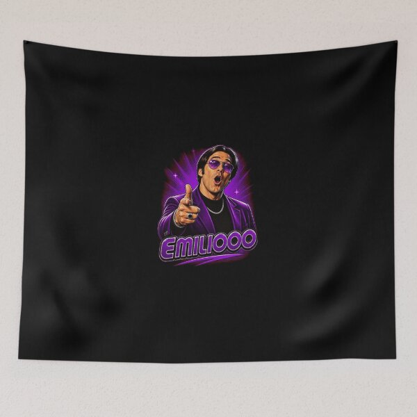 Item preview, Emilioooo 80s Retro Movie Character T-Shirt-19 designed and sold by MarianBetty.