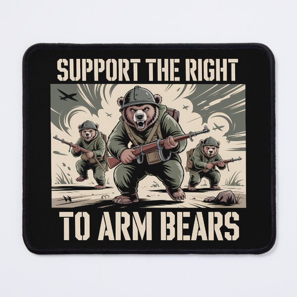 Item preview, Support The Right To Arm Bears – Funny 2nd Amendment Pun Design designed and sold by LoFizzy.