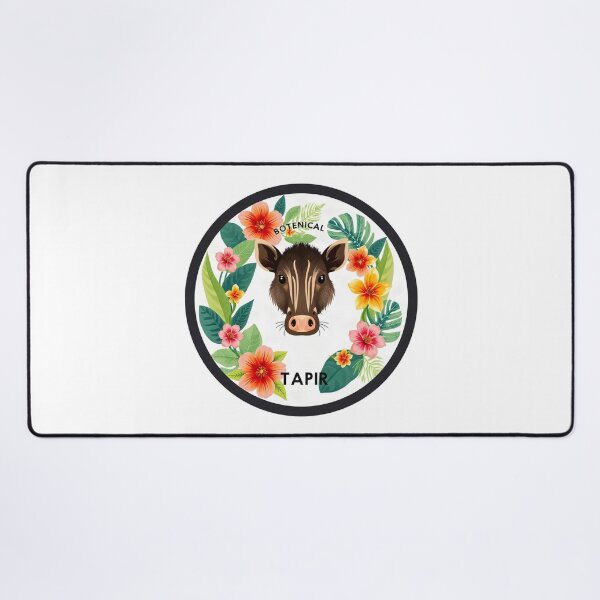 Item preview, Floral Tapir Botanical Illustration designed and sold by Arc2020.