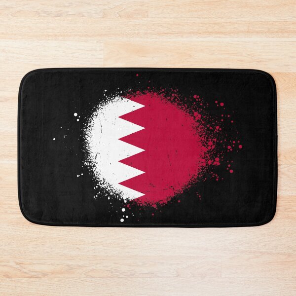 Item preview, Bahrain Flag Spray Paint Splatter Style designed and sold by DelfDesign.