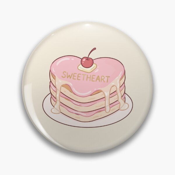 Item preview, Sweetheart Pink Heart Shaped Pancakes designed and sold by Amir Faysal.