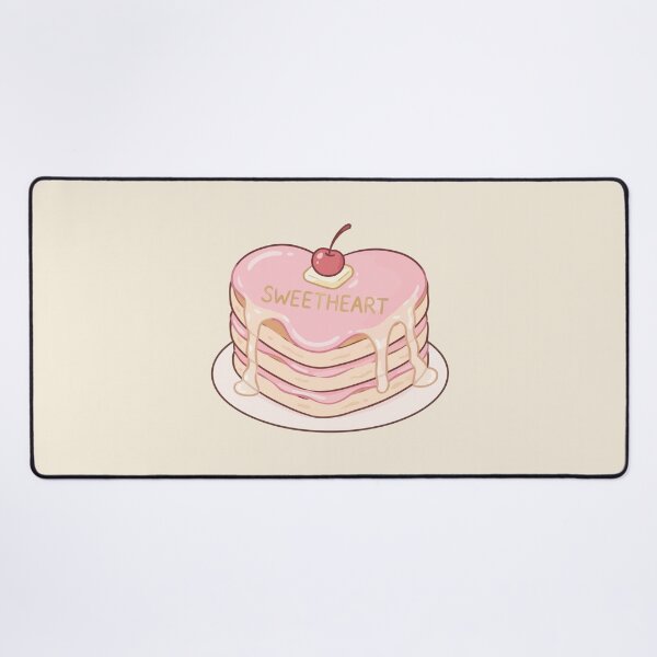 Item preview, Sweetheart Pink Heart Shaped Pancakes designed and sold by Amir Faysal.