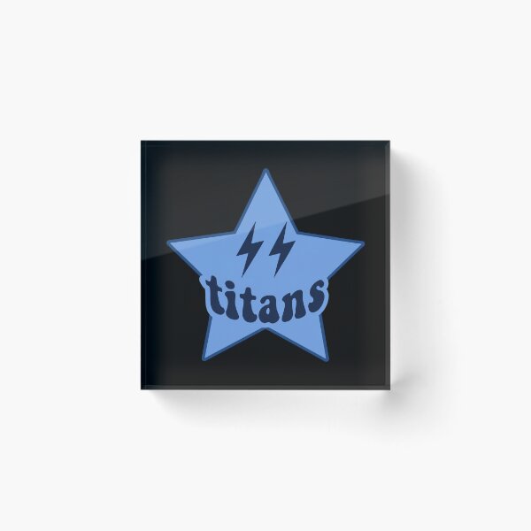 Item preview, Titans Star Logo designed and sold by CampfieldliArts.