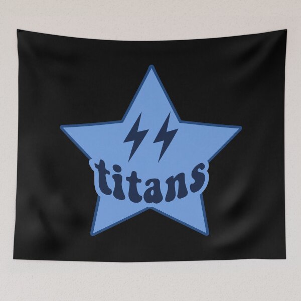 Item preview, Titans Star Logo designed and sold by CampfieldliArts.