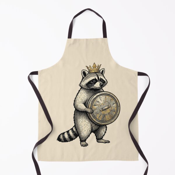 Item preview, Raccoon King Vintage Engraving designed and sold by Rariks.
