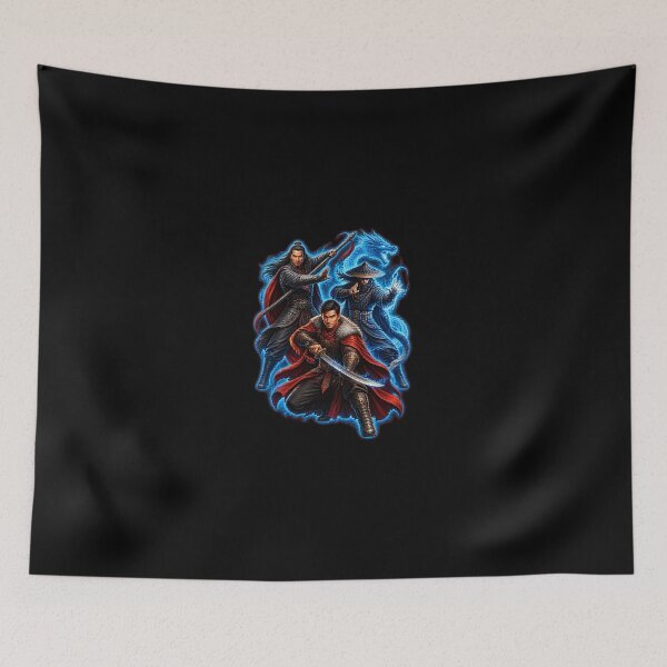 Item preview, Dragon Warriors Fantasy Art T-Shirt-4 designed and sold by MarianBetty.