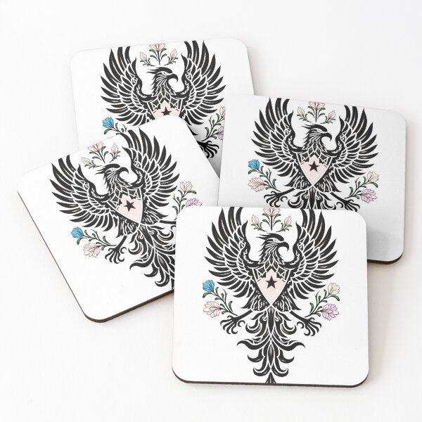 Item preview, Zambia Eagle & Stripes Sacred Geometry Tattoo Flash designed and sold by Qubivibe.