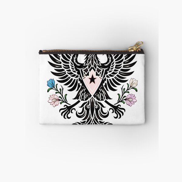 Item preview, Zambia Eagle & Stripes Sacred Geometry Tattoo Flash designed and sold by Qubivibe.