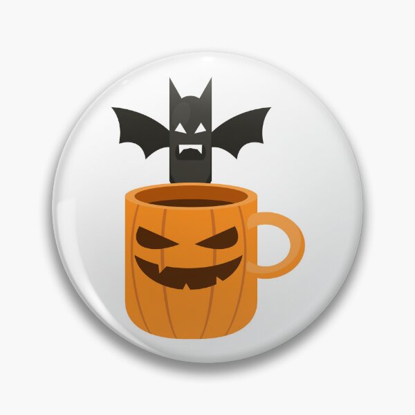 Item preview, Cute Bat & Pumpkin Spice Mug - Halloween Art designed and sold by NAMASTHE WORLD.