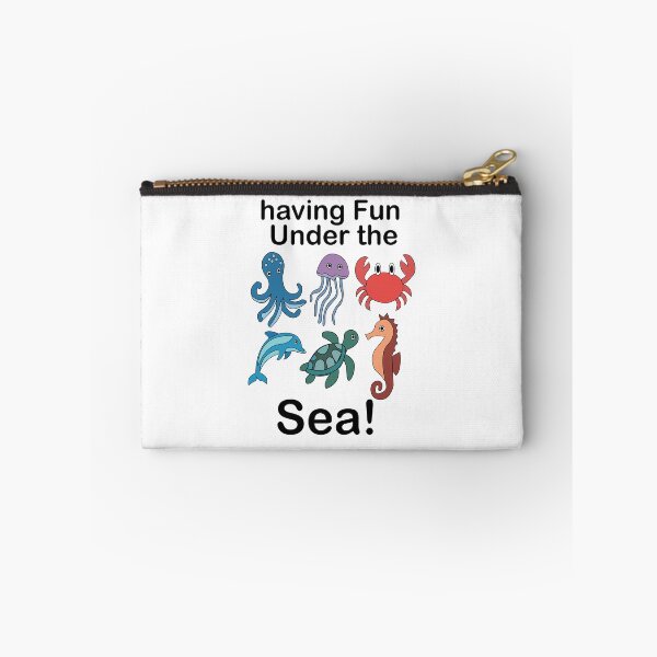 Item preview, Sea Creatures Having Fun Under The Sea designed and sold by Nisha Prabhu.