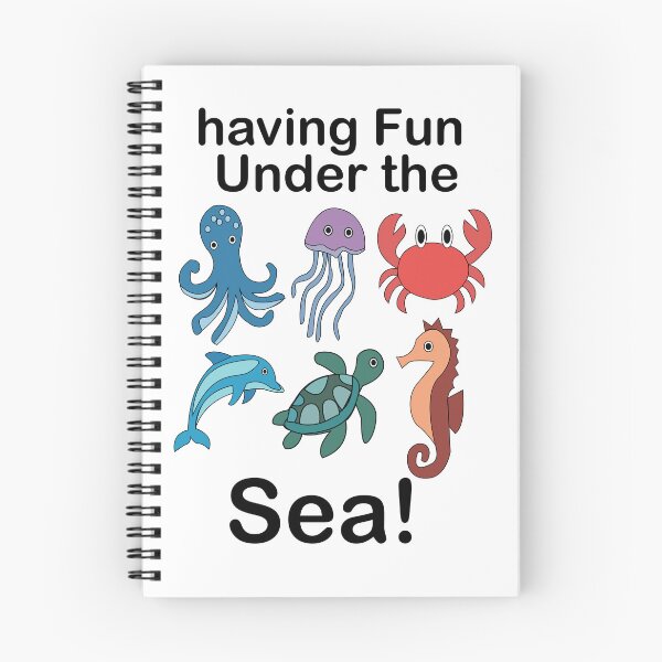 Item preview, Sea Creatures Having Fun Under The Sea designed and sold by Nisha Prabhu.
