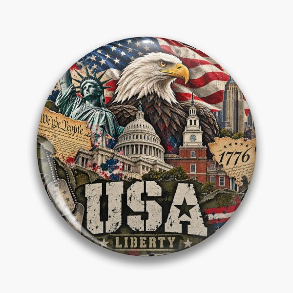 Item preview, USA Liberty 1776 — Patriotic Street Art designed and sold by URBIVO.