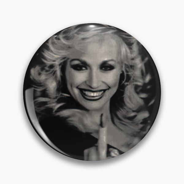 Item preview, Bold Dolly Parton Inspired Middle Finger Graphic Design designed and sold by mecawi.