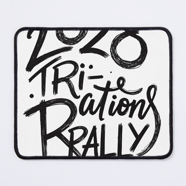 Item preview, 2026 TRI-NATIONS RALLY - Bold Black Ink Typography designed and sold by Qubivibe.
