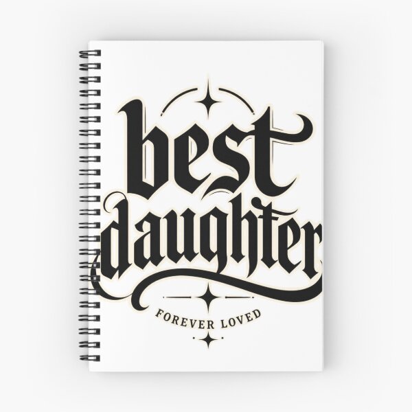 Item preview, Best Daughter Forever Loved Blackletter Design designed and sold by Mnyusshop.