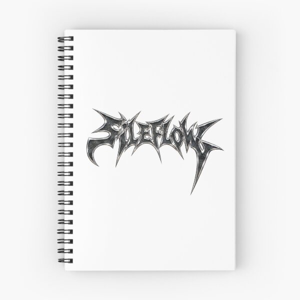 Item preview, FILEFLOW – Chrome Tribal Y2K Metal Logo designed and sold by FileFlowStudio.