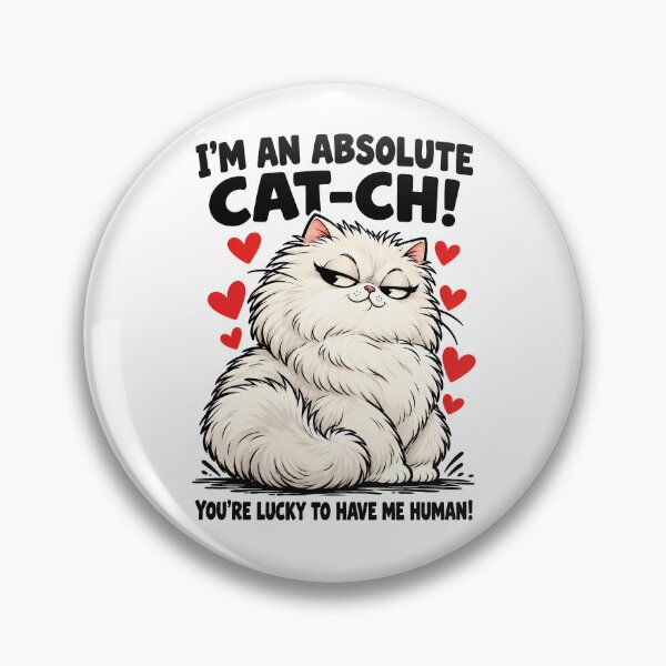 Item preview, You’re Lucky To Have Me Funny Persian Cat designed and sold by ShirtWreck.