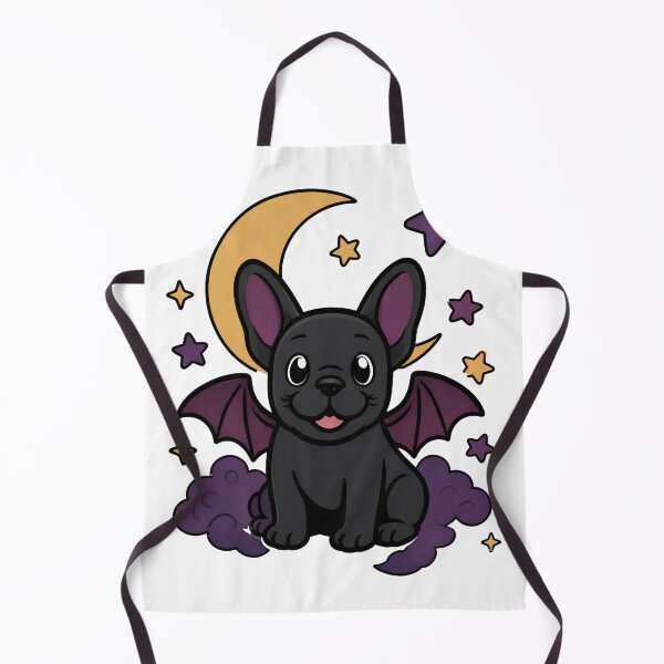 Item preview, Cute Bat Frenchie Black French Bulldog Halloween Costume Sticker Art designed and sold by wildsilencee.