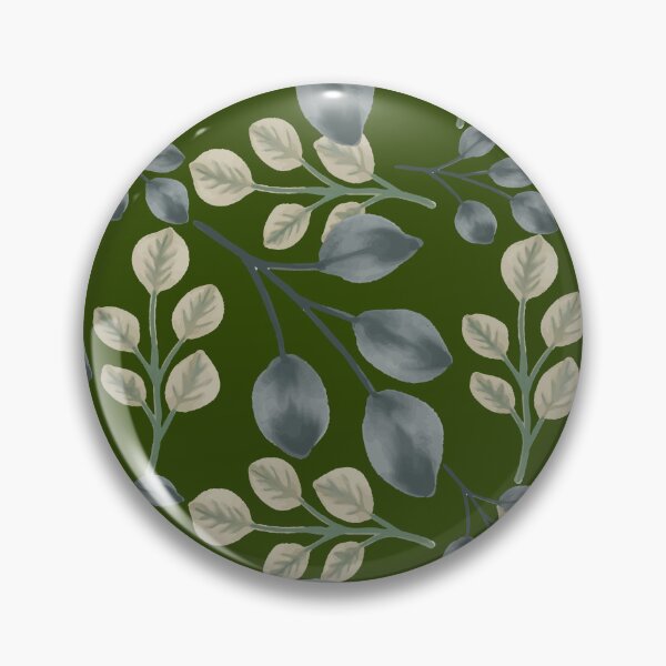 Item preview, Wild Botanical Foliage Forest Green Seamless Pattern Art designed and sold by ​Jyoti Digital Artist.