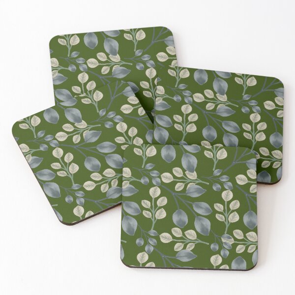 Item preview, Wild Botanical Foliage Forest Green Seamless Pattern Art designed and sold by ​Jyoti Digital Artist.