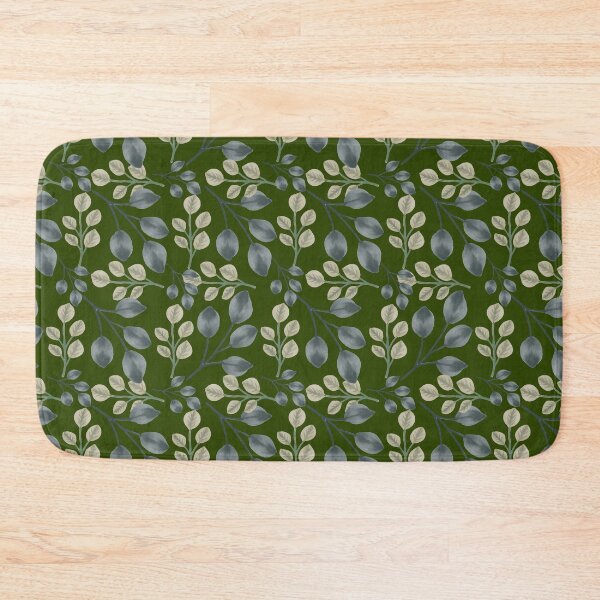 Item preview, Wild Botanical Foliage Forest Green Seamless Pattern Art designed and sold by ​Jyoti Digital Artist.