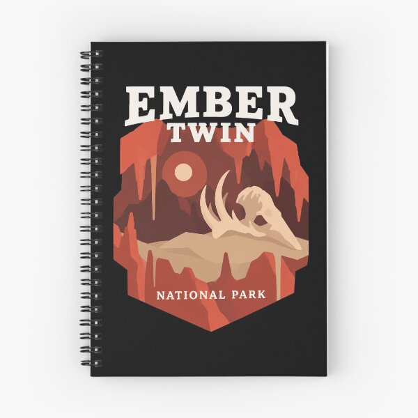 Item preview, Ember Twin National Park designed and sold by FieldsnancyArts.