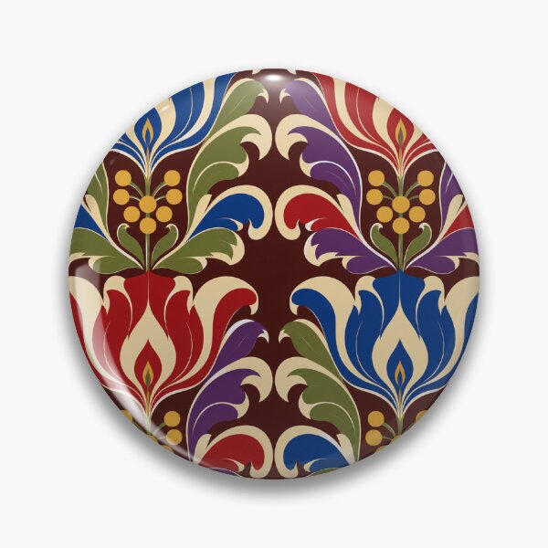 Item preview, Brocade Window – Modern Jacquard Floral Pattern designed and sold by astersgraphics.