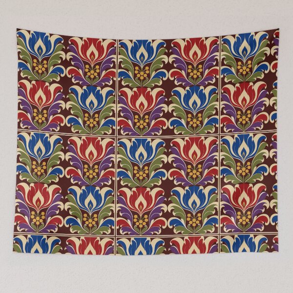Item preview, Brocade Window – Modern Jacquard Floral Pattern designed and sold by astersgraphics.