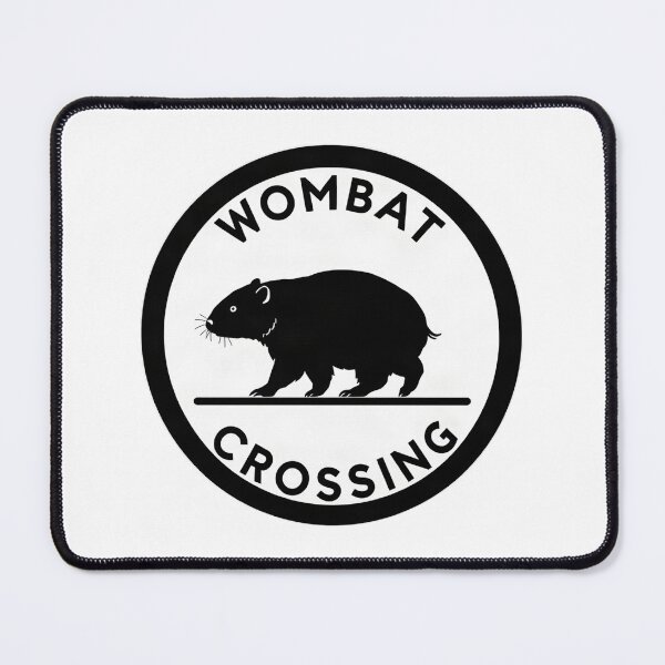 Item preview, Wombat Crossing Sign Vintage Style designed and sold by Arc2020.