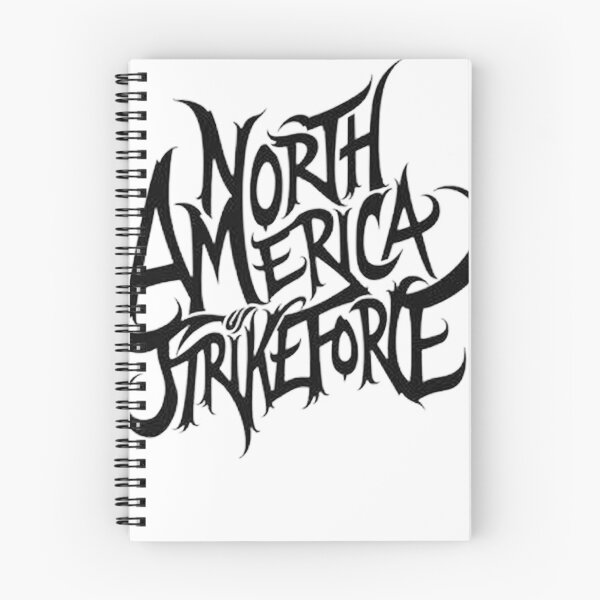 Item preview, NORTH AMERICA STRIKEFORCE - Bold Black Ink Typography Design designed and sold by Qubivibe.