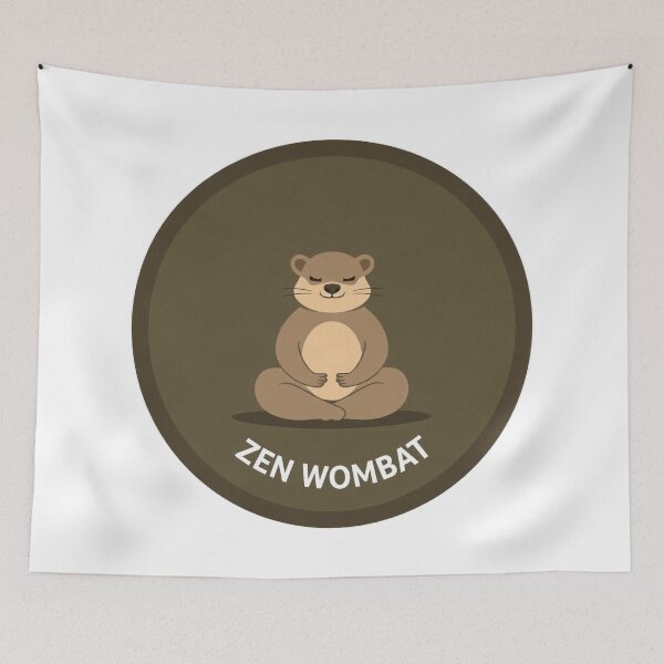 Item preview, Zen Meditating Wombat designed and sold by Arc2020.