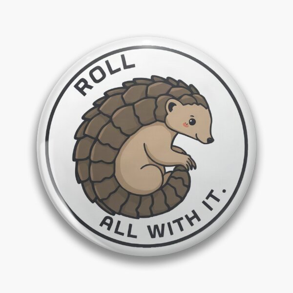 Item preview, Cute Pangolin Rolling Into Ball designed and sold by Arc2020.