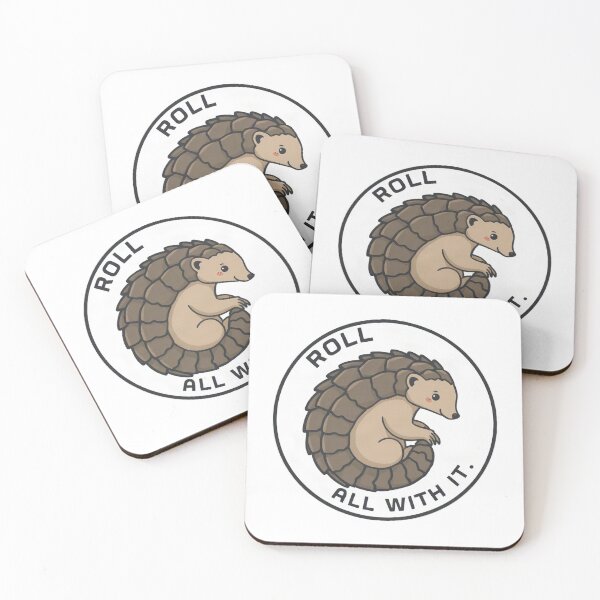 Item preview, Cute Pangolin Rolling Into Ball designed and sold by Arc2020.