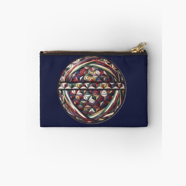 Item preview, Japanese Temari Ball & Asanoha Geometric Pattern Minimalist Art designed and sold by Kokeshidreams.