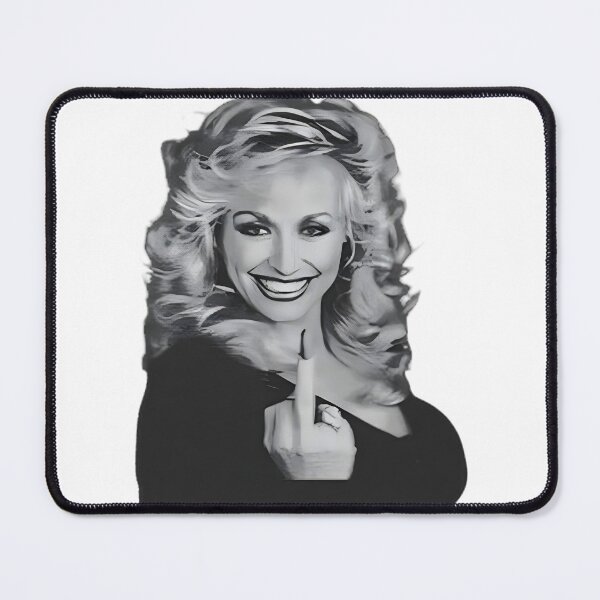 Item preview, Retro Country Music Design Featuring a Bold Middle Finger Gesture Inspired by Dolly Parton Style designed and sold by RedmanP.