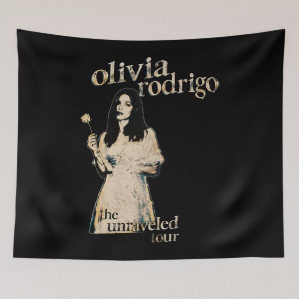 Item preview, Olivia Rodrigo holding a flower the unraveled tour  designed and sold by orvnealar.