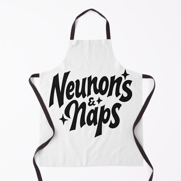 Item preview, Neurons & Naps - Bold Hand Lettering Design designed and sold by Qubivibe.