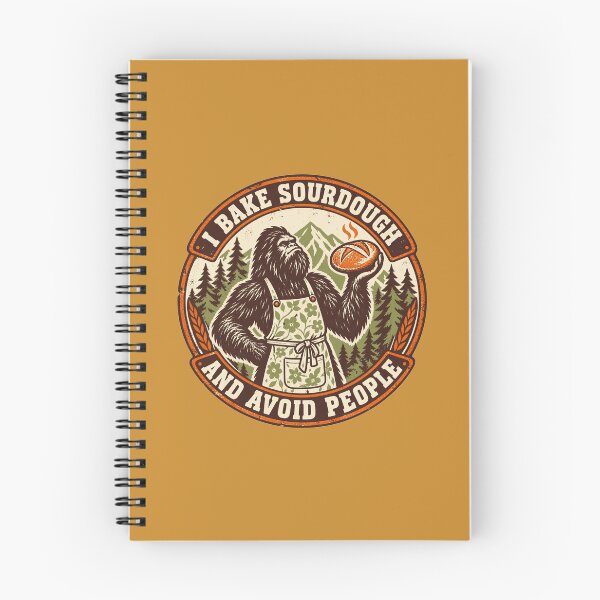 Item preview, I Bake Sourdough And Avoid People Bigfoot Baker designed and sold by KungPowUnicorn.