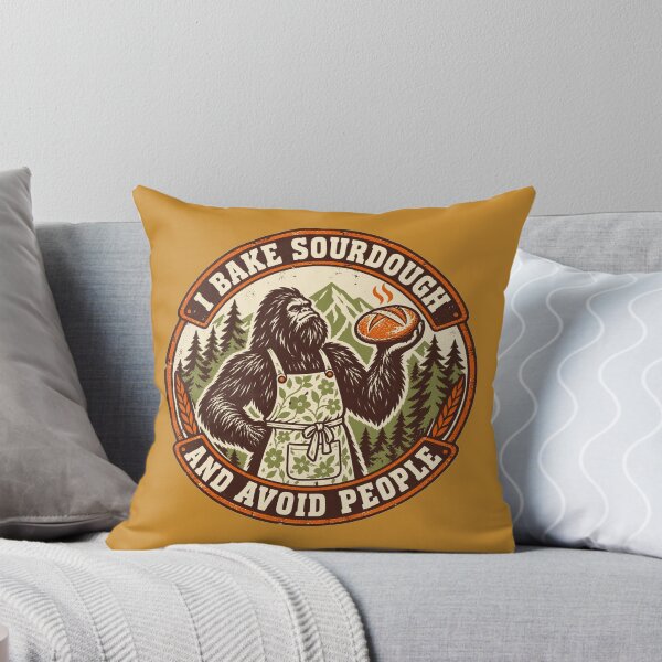 Item preview, I Bake Sourdough And Avoid People Bigfoot Baker designed and sold by KungPowUnicorn.