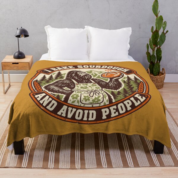 Item preview, I Bake Sourdough And Avoid People Bigfoot Baker designed and sold by KungPowUnicorn.