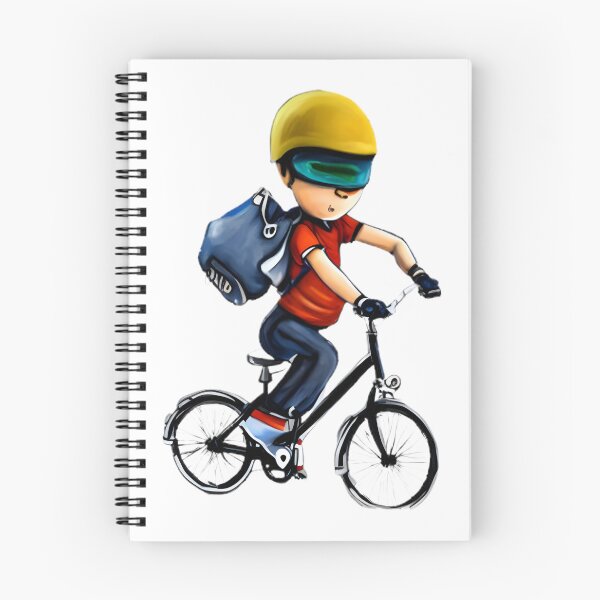Item preview, Joyful Boy Riding Bicycle Outdoors Enjoying Fun Adventure designed and sold by nickalus6278.