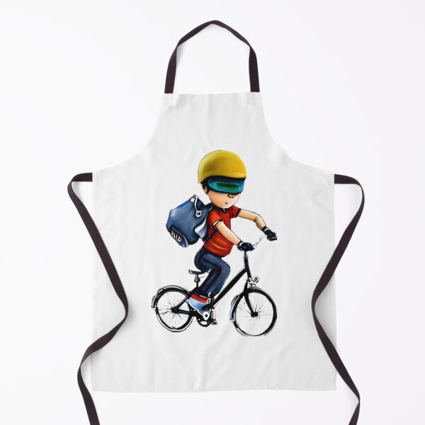 Item preview, Joyful Boy Riding Bicycle Outdoors Enjoying Fun Adventure designed and sold by nickalus6278.
