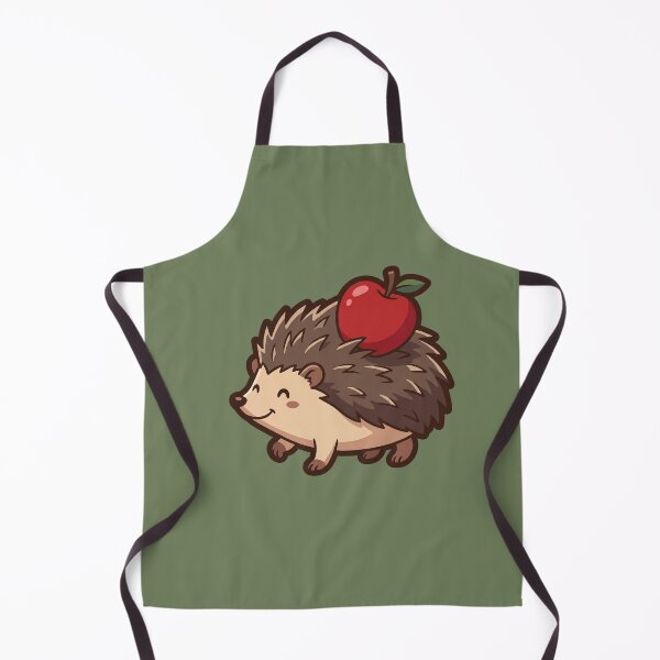 Item preview, Cute Hedgehog Carrying a Red Apple designed and sold by Rariks.