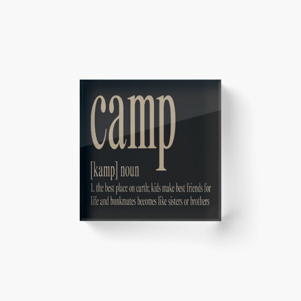 Item preview, Camp Dictionary Definition designed and sold by FieldsnancyArts.