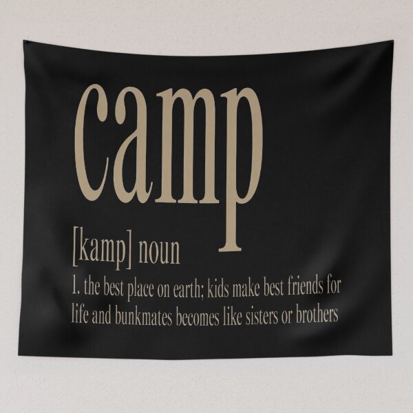 Item preview, Camp Dictionary Definition designed and sold by FieldsnancyArts.